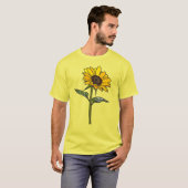 esthetische zonnebloemen t-shirt (Voorkant volledig)