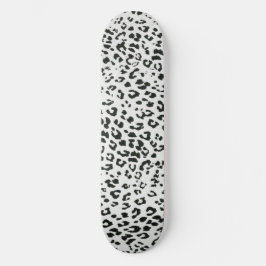 Esthetische zwart wit dierenprint skateboard