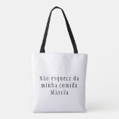 Estilo: Bolsa Tote, gatinho meme Draagtas (Achterkant)