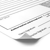 Estimate Quote Job Proposal Forms Contractor Poster (Hoek)