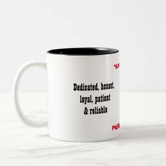 ESTJ Persoonlijke Mok (Links)