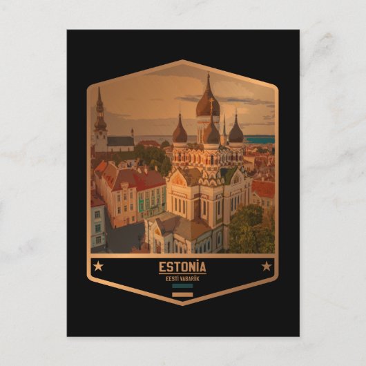 Estland Briefkaart (Voorkant)