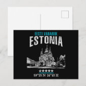 Estland Briefkaart (Voorkant / Achterkant)