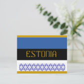 Estland briefkaart (Staand voorkant)