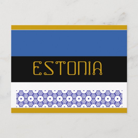 Estland briefkaart (Voorkant)