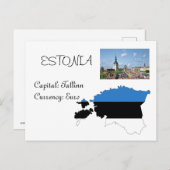 Estland Briefkaart (Voorkant / Achterkant)