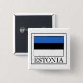 Estland Button (Voorkant /achterkant)