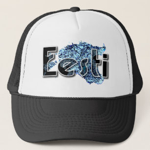Estland-kaart Trucker Pet