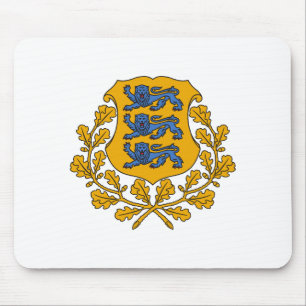 Estland land wapen wapenschild embleem vlag muismat