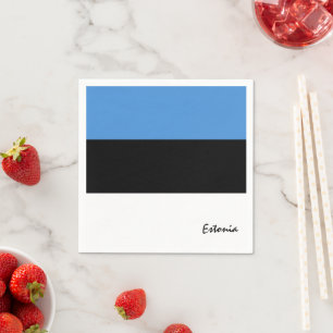 Estland Napkins, Estse vlagpartij / sportfans Servet
