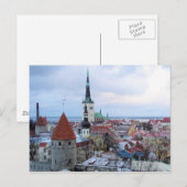Estland Skyline Briefkaart (Voorkant / Achterkant)