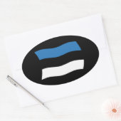 Estland Vlag Sticker (Envelop)