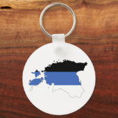 estland - vlaggestaat sleutelhanger (Voorkant)