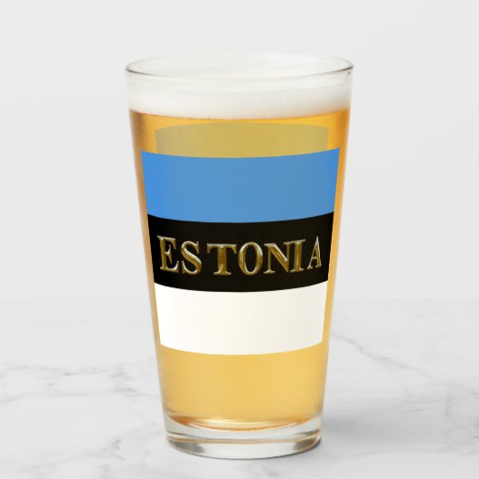 ESTLANDS BIERGLAS GLAS (Voorkant gevuld)