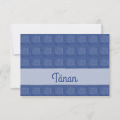 Estlands - Hartelijk dank Bedankkaart (Voorkant)