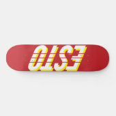 esto skateboard dek 8" (Horizontaal)
