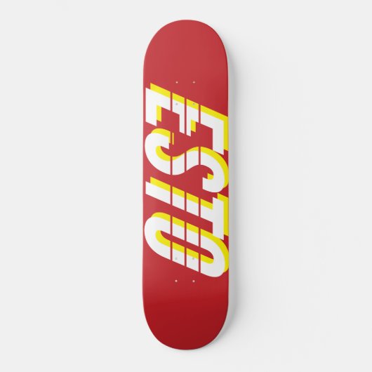 esto skateboard dek 8" (Voorkant)