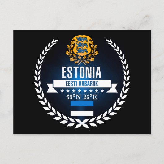 Estonia Briefkaart (Voorkant)