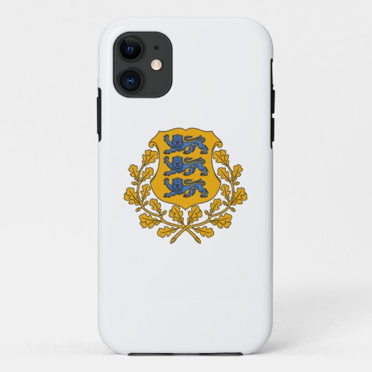 Estonia country coat arms symbol emblem flag Case-Mate iPhone case (Achterkant)