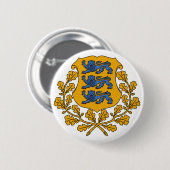 estonia embleem ronde button 5,7 cm (Voorkant /achterkant)