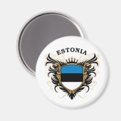 Estonia Magneet (Voorkant / Achterkant)