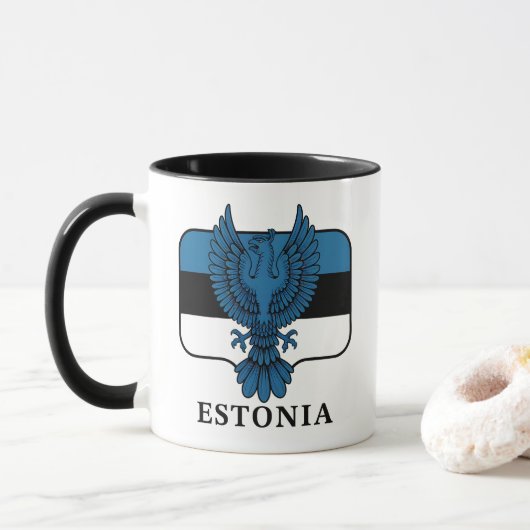 Estonia Northern Europe Mok (Met donut)