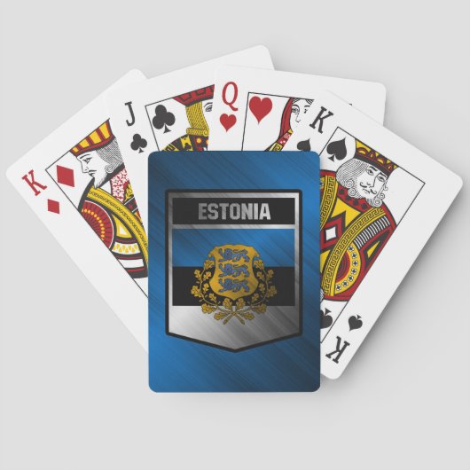 Estonia Pokerkaarten (Achterkant)