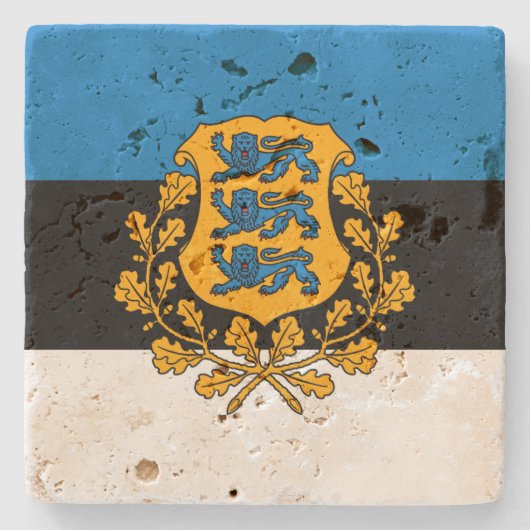 Estonia Stenen Onderzetter (Voorkant)