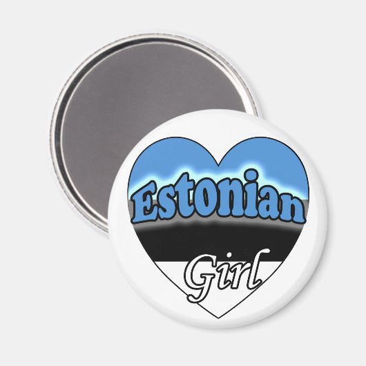 Estonian Girl Magneet (Voorkant / Achterkant)