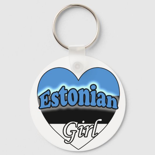 Estonian Girl Sleutelhanger (Voorkant)