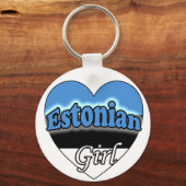 Estonian Girl Sleutelhanger (Voorkant)