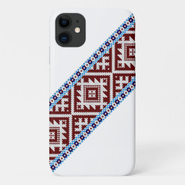 Estonian Pick-up Woven Belt Pattern iPhone 11 Hoesje