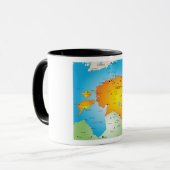 Estonie Carte Mug (Devant gauche)