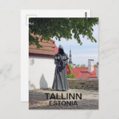 Estonie, carte postale de Tallinn ! (Devant / Derrière)
