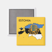 Estonie Magnet ! (Recto/Verso)