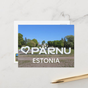 Estonie Ville de Pärnu Carte postale !