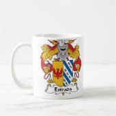 Estrada Family Crest Koffiemok (Links)
