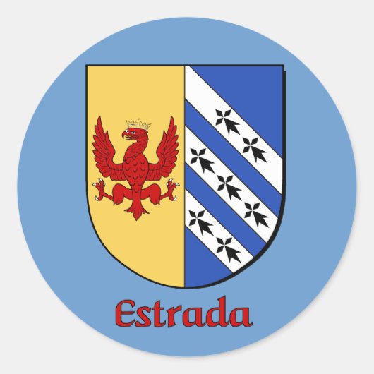 Estrada Family Shield Stickers (Voorkant)