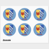 Estrada Family Shield Stickers (Vel)