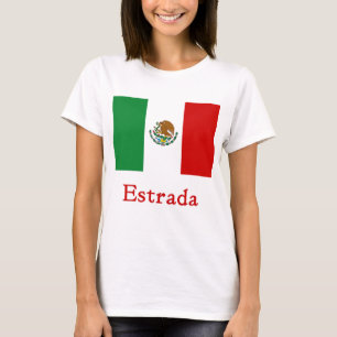 Estrada Mexicaanse vlag T-shirt