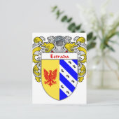 Estrada Wapenstaart (gemantleed) Briefkaart (Staand voorkant)