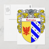 Estrada Wapenstaart (gemantleed) Briefkaart (Voorkant / Achterkant)