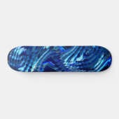 Estrela azul ondulada com traçados em ziguezague skateboard (Horizontaal)
