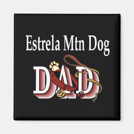 Estrela Mountain Dog DAD Magnet (Devant)