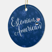 Ests-Amerikaanse harten, Kerstboomornament, Keramisch Ornament (Links)
