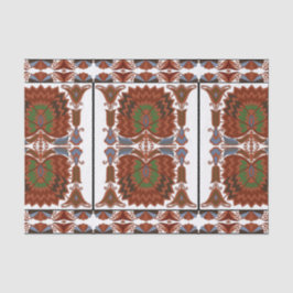 Ests antiek bloemenfolk art embroidery tissuepapier