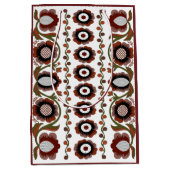 Ests antiek folkpatroon met bloemen medium cadeauzakje (Voorkant)