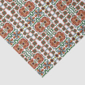 Ests antiek vouwkunstontwerp met bloemen tissuepapier (Detail)