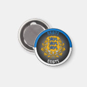 Ests Erfgoed Embleem Magneet (Voorkant / Achterkant)