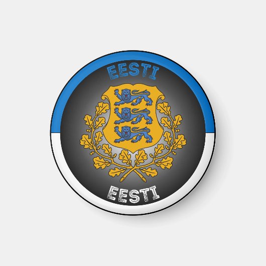 Ests Erfgoed Embleem Magneet (Voorkant)